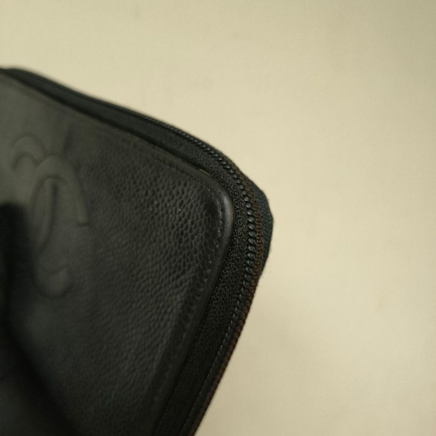 ㊣✨CHANEL✨香奈兒 小香 雙C 雷標 魚子醬 牛皮 長夾 皮夾 錢包/二手精品/二手皮夾/保證正品-10