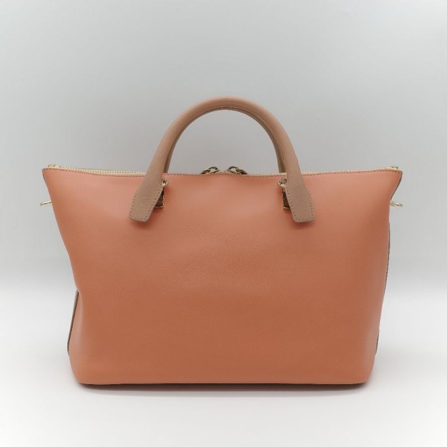 Chloé 蔻依 Baylee Medium 中型 玫瑰色 牛皮 手提包 斜挎包-4