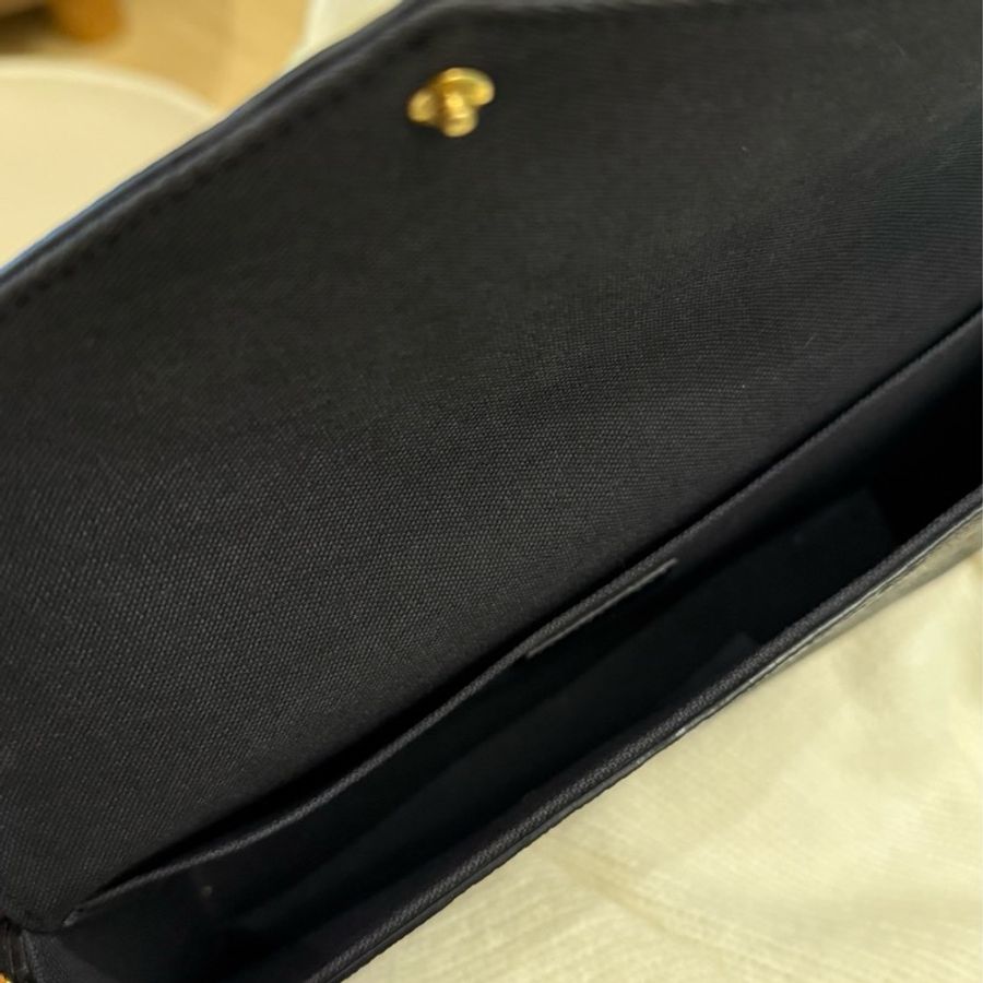 LV 黑色牛皮三合一鏈包-4