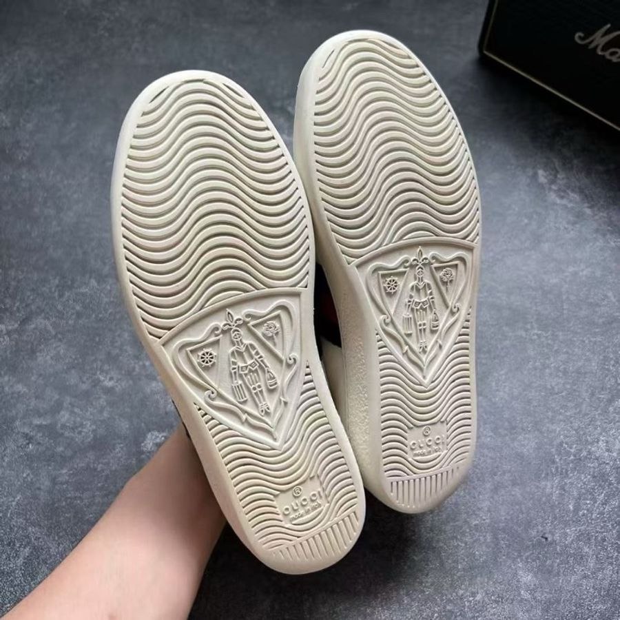 GUCCI古馳 ACE 貓狗小白鞋-7