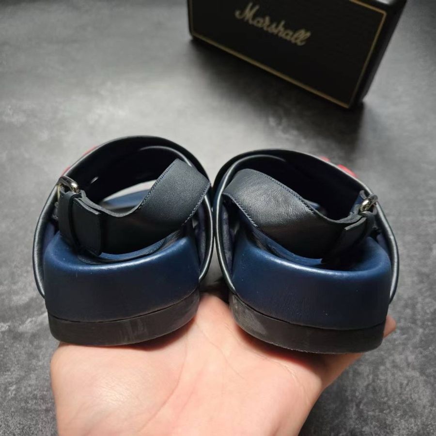 GUCCI古馳 綁帶LOGO涼鞋 拖鞋-3