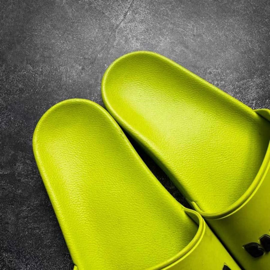 巴黎世家Balenciaga 螢光黃拖鞋-2