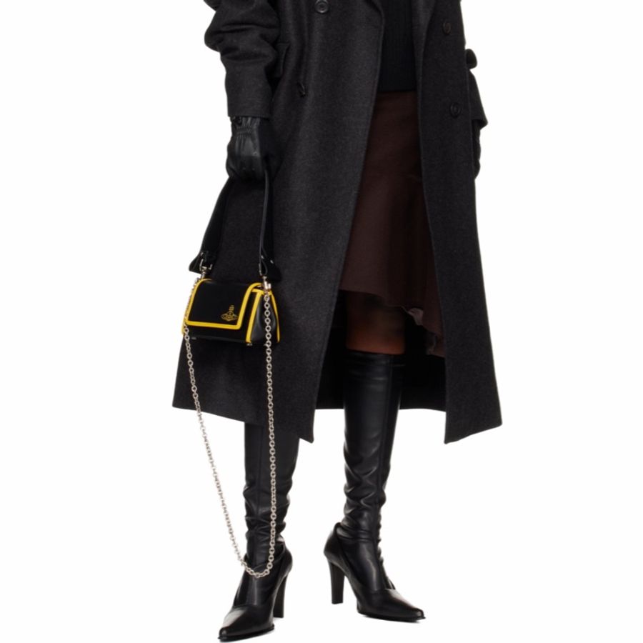 Vivienne Westwood 女士 Hazel 小號單肩包均碼碼17.78cm*7.62cm*10.16cm-3