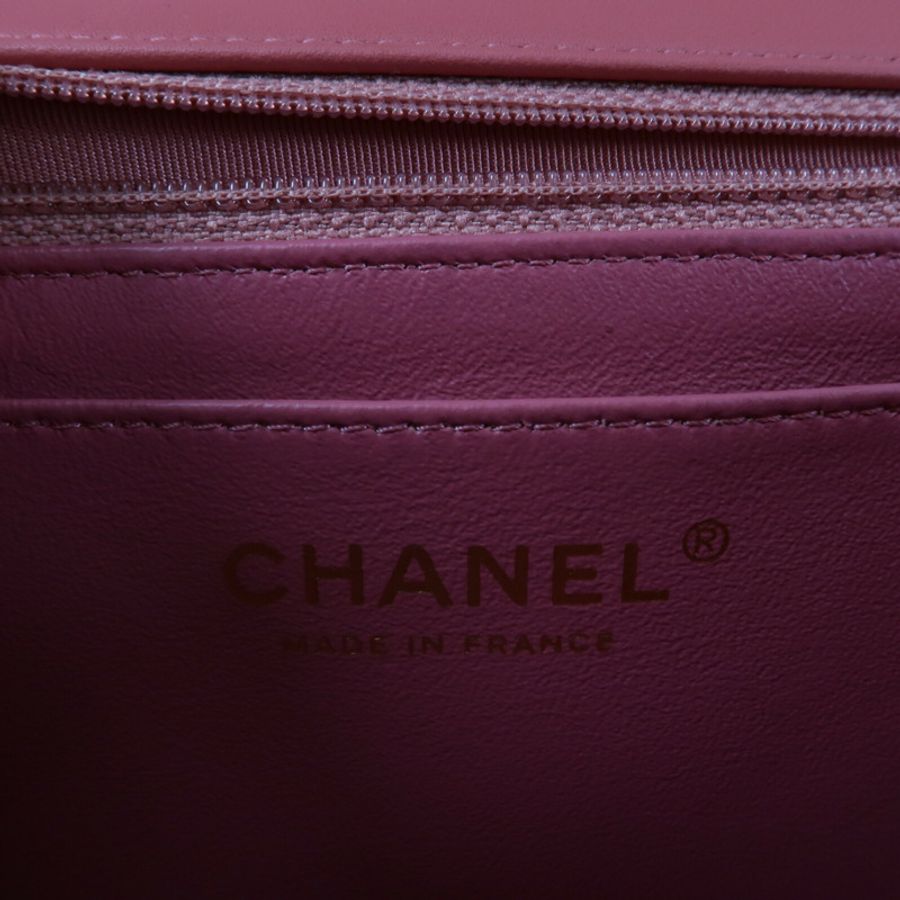CHANEL 羊皮皮革Chain Shoulder Bag鏈帶肩背袋-5