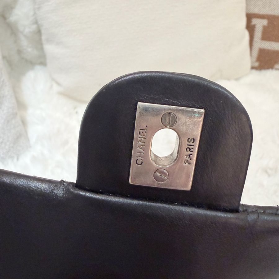 Chanel/ Vintage Kelly bag 黑銀-16