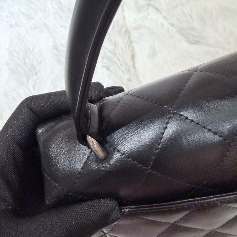 Chanel/ Vintage Kelly bag 黑銀-24