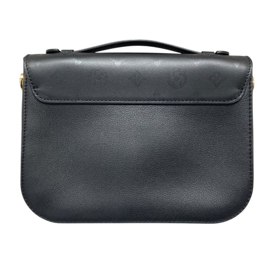LOUIS VUITTON 路易威登 M53382 VERY MESSENGER 側背包 皮革 老花 黑色-2