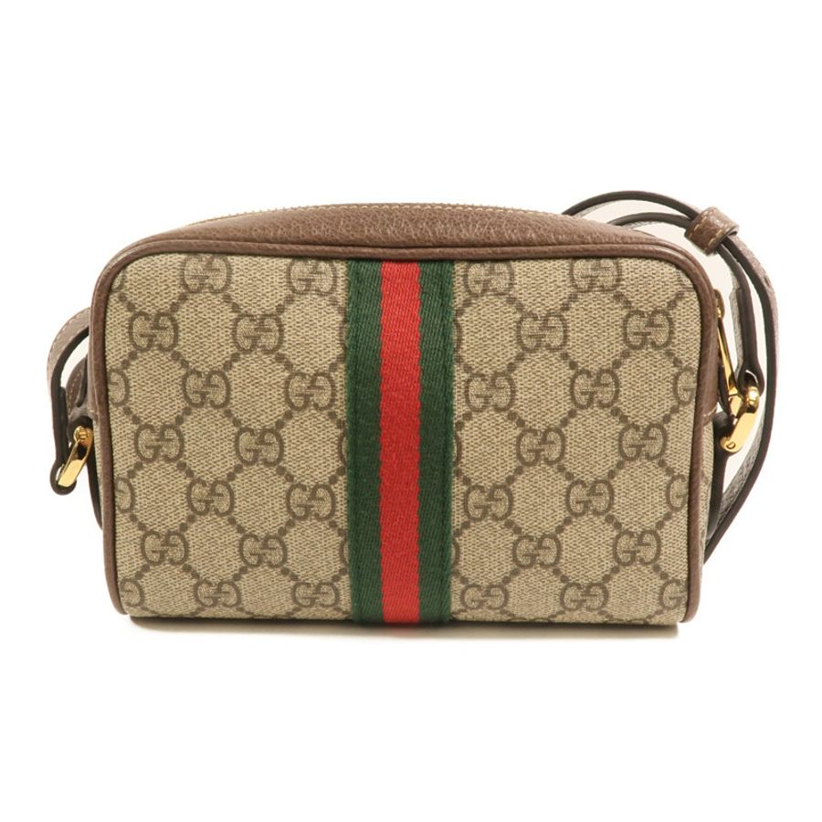 GUCCI 塗層帆布Ophidia Mini肩背袋-1