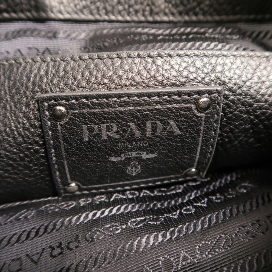 PRADA 牛皮皮革Shoulder Bag肩背袋-5