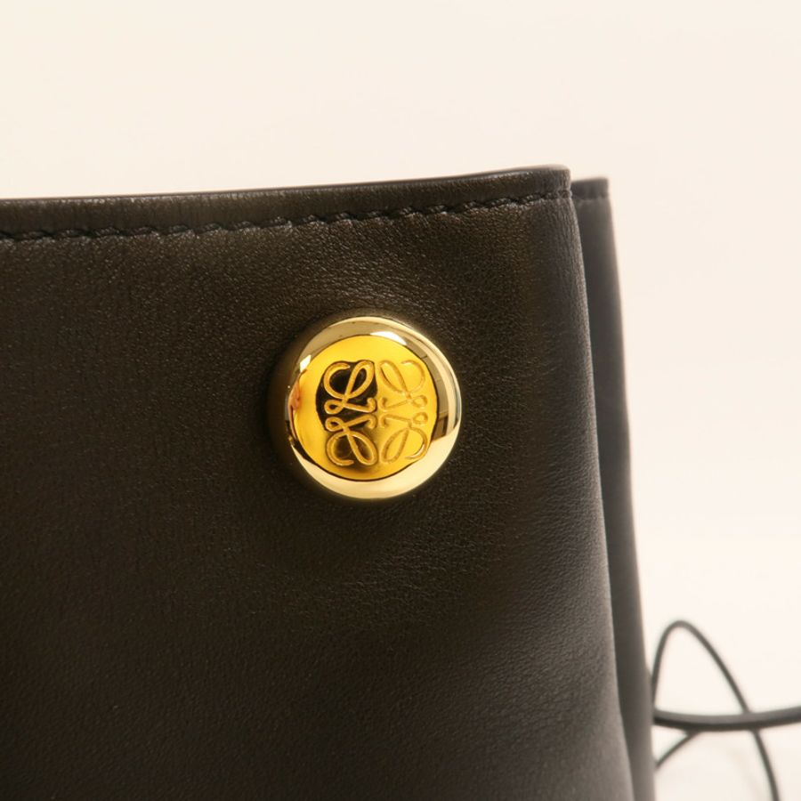 LOEWE 牛皮皮革Pebble Pouch肩背袋-9