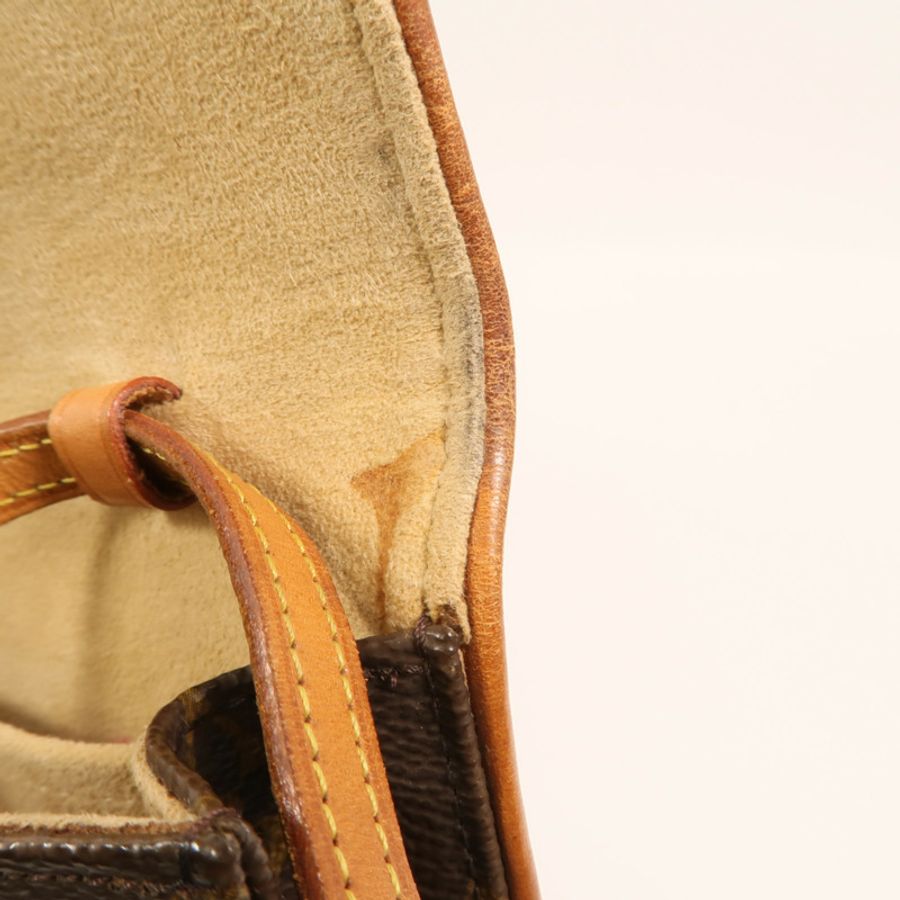 LOUIS VUITTON Monogram Pochette Twin GM金扣肩背袋-15