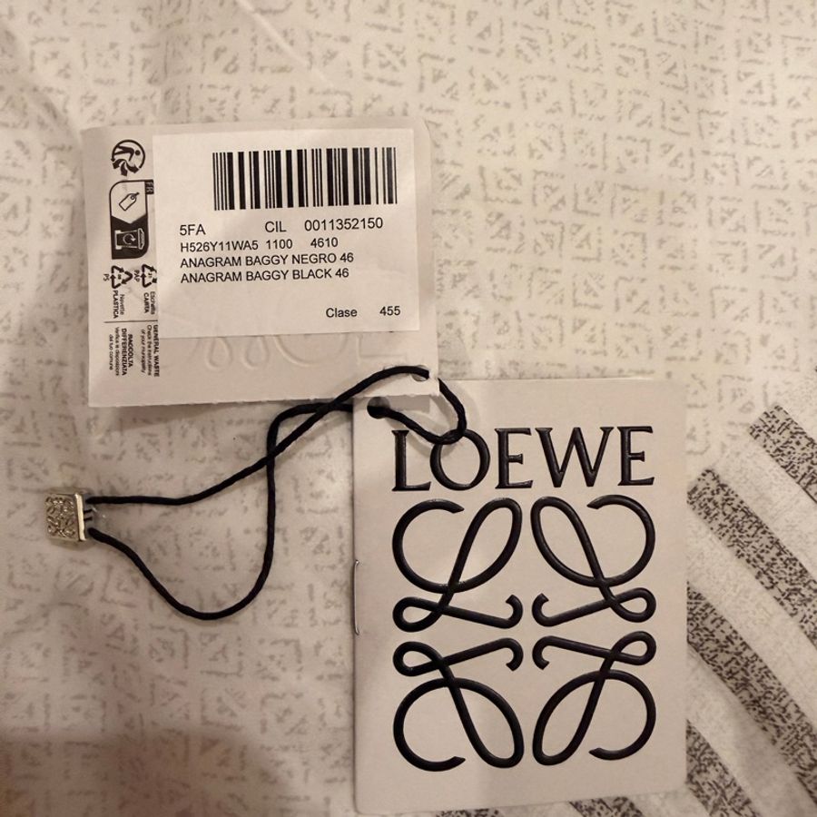 Loewe Anagram黑色單寧牛仔褲 尺寸:46-6