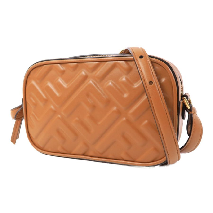 FENDI 牛皮皮革FF Logo Camera Case肩背袋-2