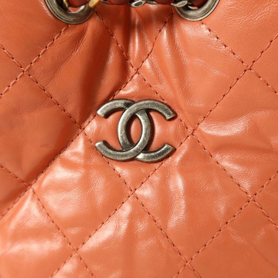 CHANEL 牛皮皮革Gabrielle Backpack背包-10