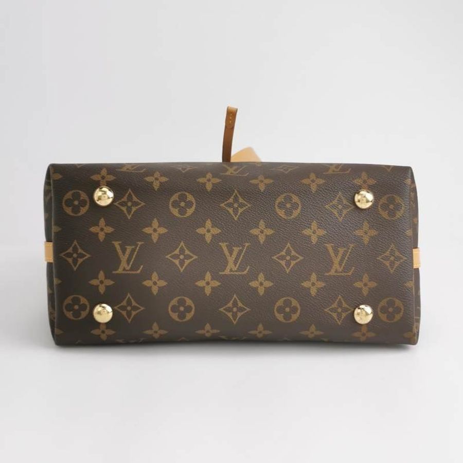 Louis Vuitton (LV) Carry All小號植鞣革老花子母包單肩包晶片款-5