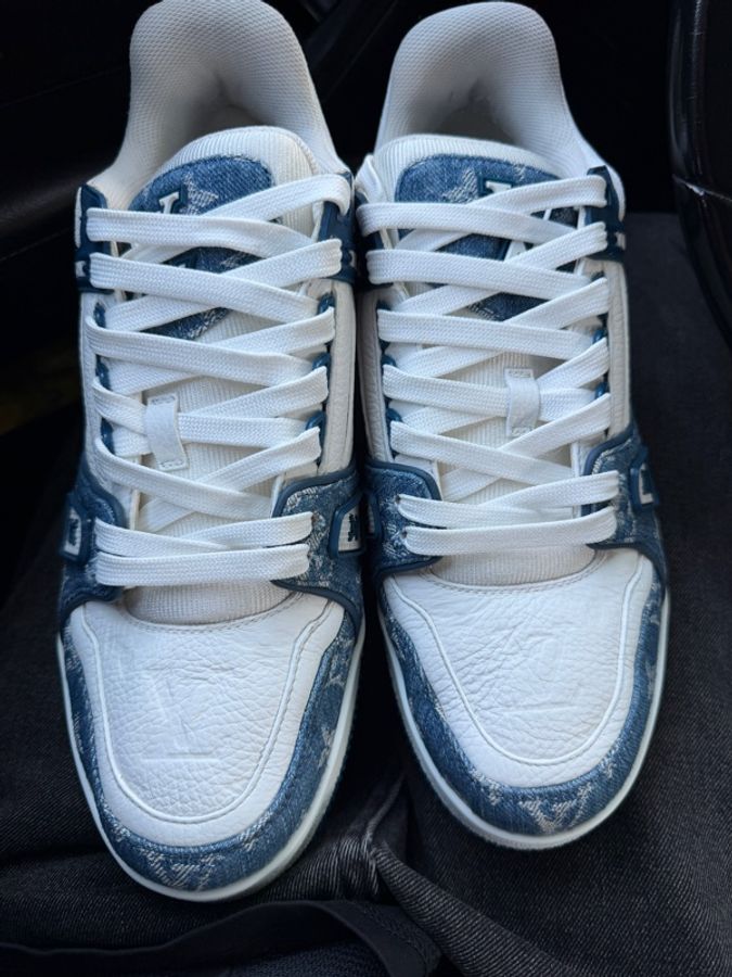 Louis Vuitton Trainer 牛仔藍 商品如圖 7.5-0