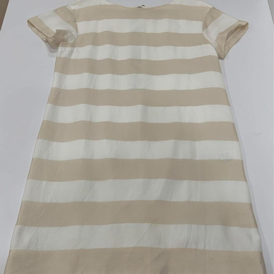 BURBERRY 倫敦 橫條拉鏈格紋洋裝-6