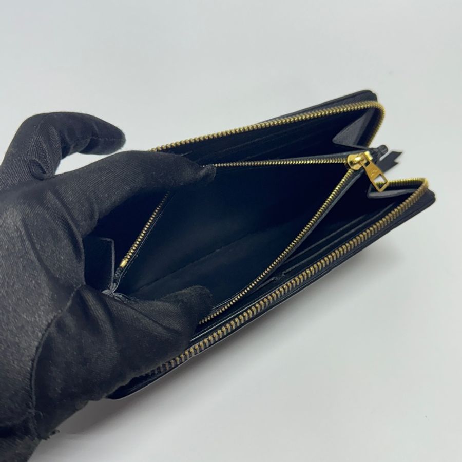 【超級新 全配🎁】 LV M60171 黑老花 牛皮壓紋長夾(專櫃27,700)-11