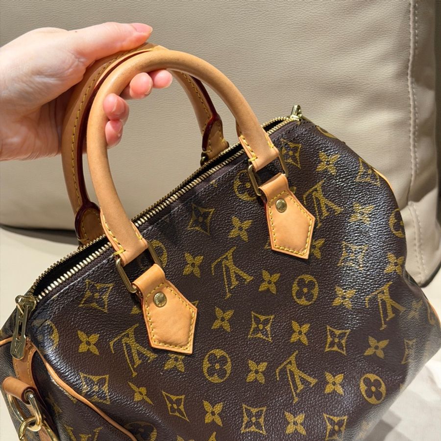 全配🈶購證❤️晶片款❤️ lv #speedy25 #新款波士頓 #老花 #枕頭包-8