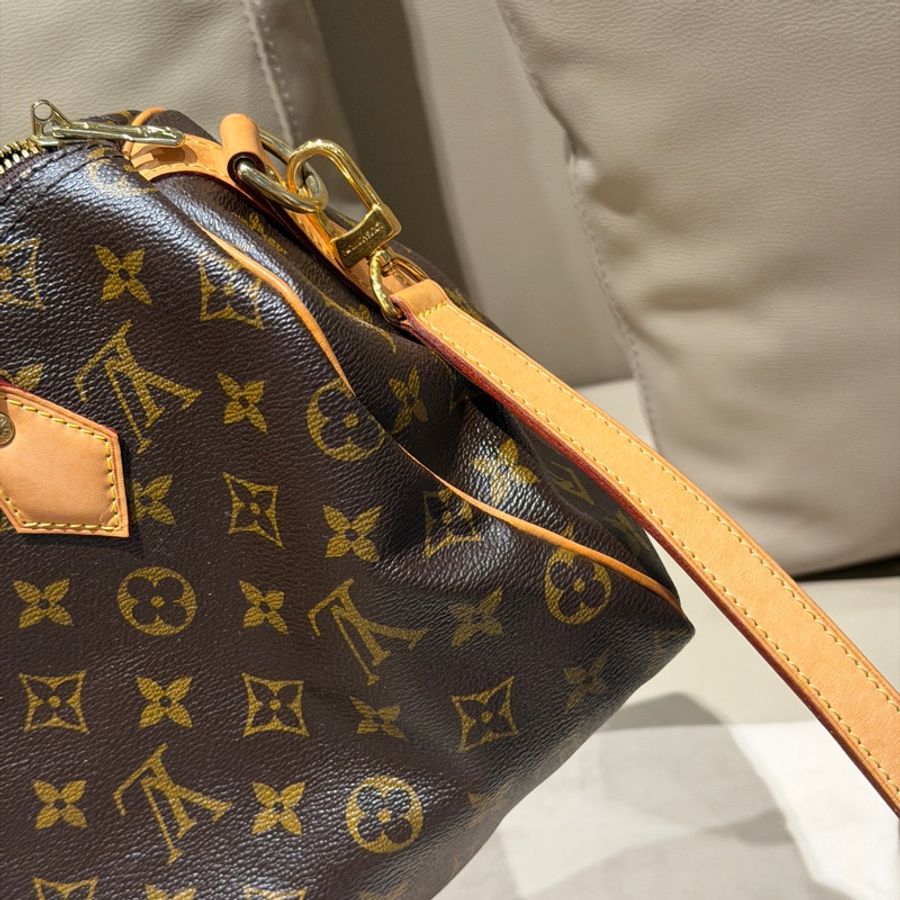 全配🈶購證❤️晶片款❤️ lv #speedy25 #新款波士頓 #老花 #枕頭包-9