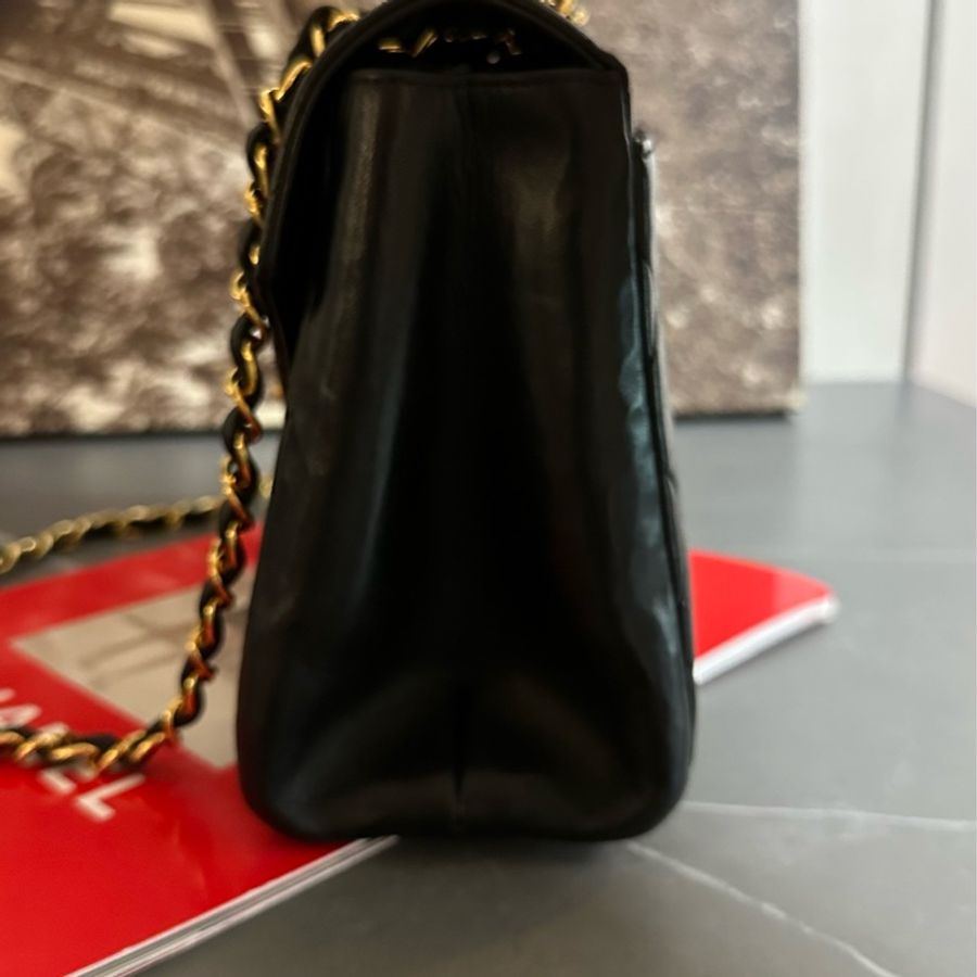 🩵MYMluxurybag🩵 Chanel 25cm 黑金 全皮 肩背袋 斜背袋-26