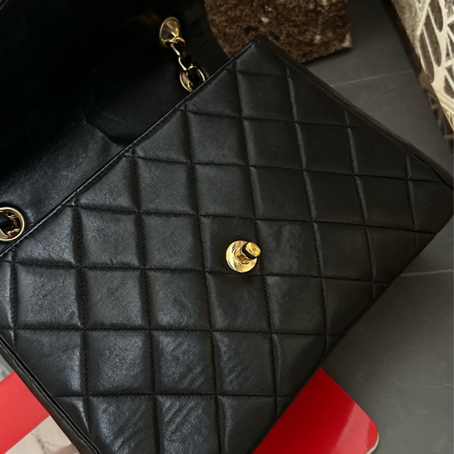 🩵MYMluxurybag🩵 Chanel 25cm 黑金 全皮 肩背袋 斜背袋-39