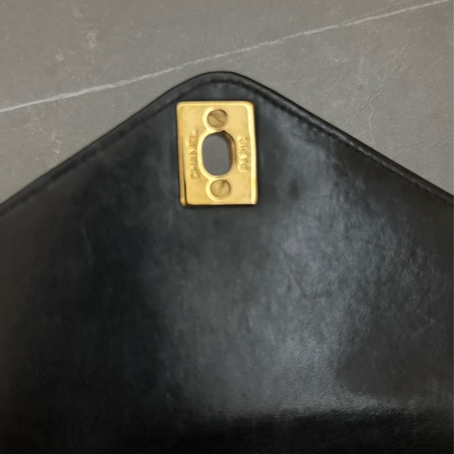 🩵MYMluxurybag🩵 Chanel 25cm 黑金 全皮 肩背袋 斜背袋-46