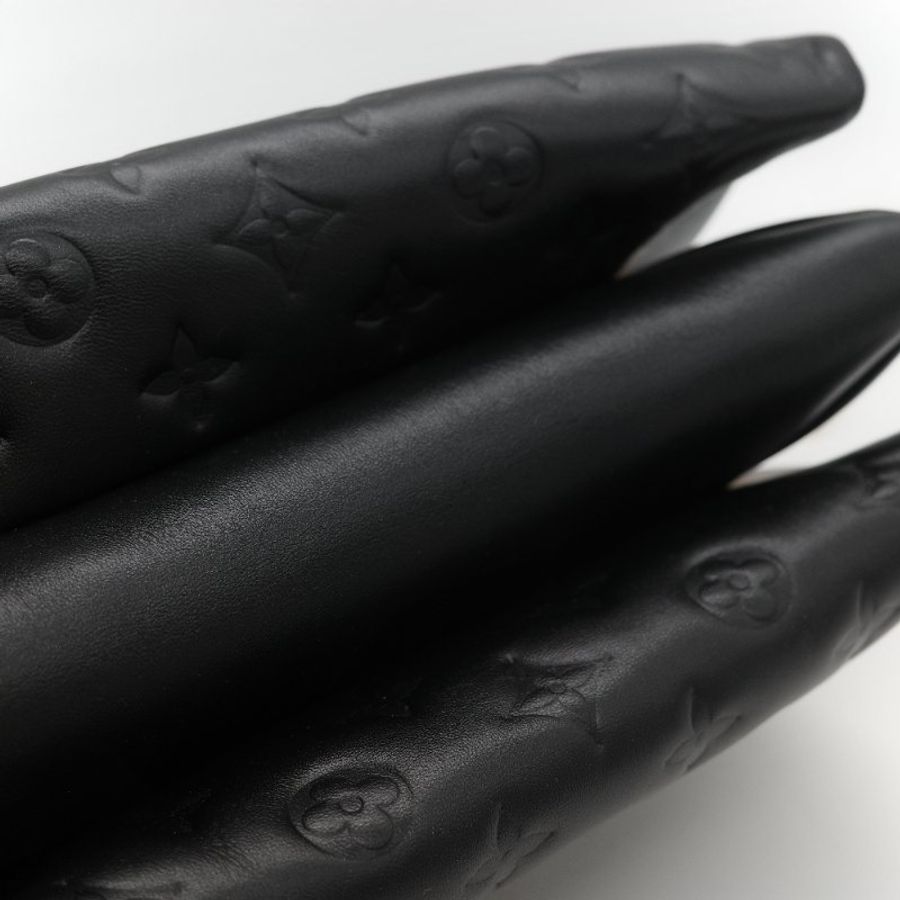 Louis Vuitton 路易威登 Coussin PM 黑色 羊皮 金鍊 帆布肩帶 鏈條肩帶 單肩包 斜挎包-10