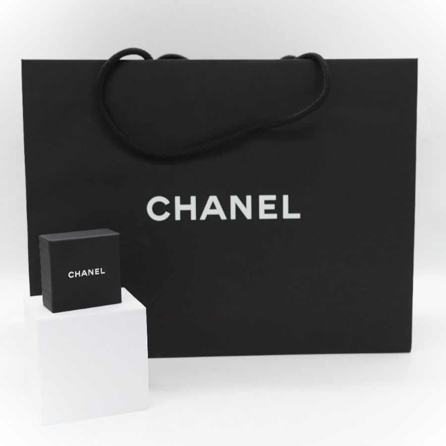 Chanel 香奈兒 經典 24C 金屬雙 C 耳釘式耳環-7
