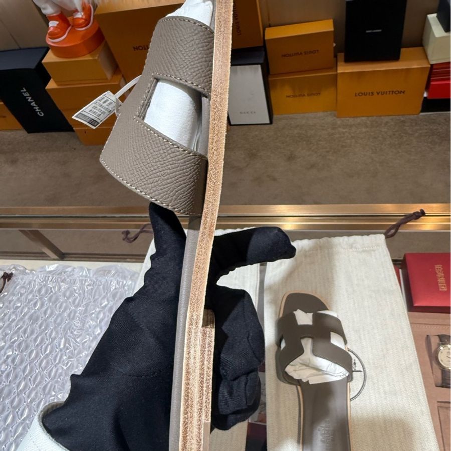 愛馬仕/Hermes Oran 全新未使用,有防塵袋 37碼-7