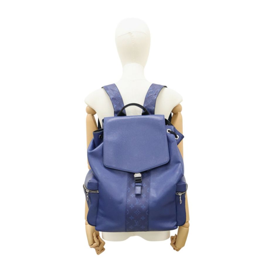 藍色 原花 帆布 Taigarama 後背包【LOUIS VUITTON LV 路易威登】 M30419-9