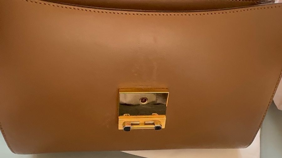 GUCCI 棕色牛皮 Zumi 系列肩斜包-1