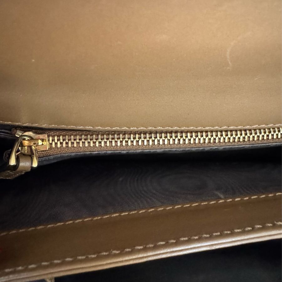 GUCCI 棕色牛皮 Zumi 系列肩斜包-10