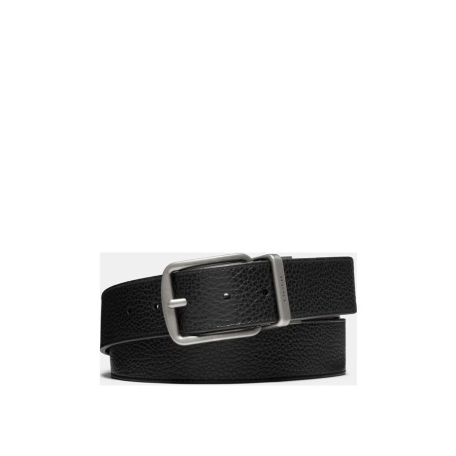 Coach 男士 時尚皮質針扣腰帶均碼碼3.5cm-3