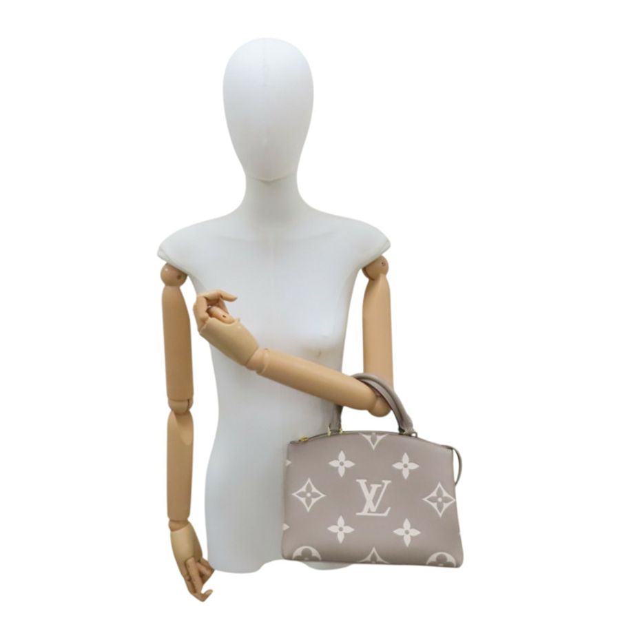 灰色 原花 牛皮 壓紋 Petit Palais 兩用包【LOUIS VUITTON LV 路易威登】 M58914-8