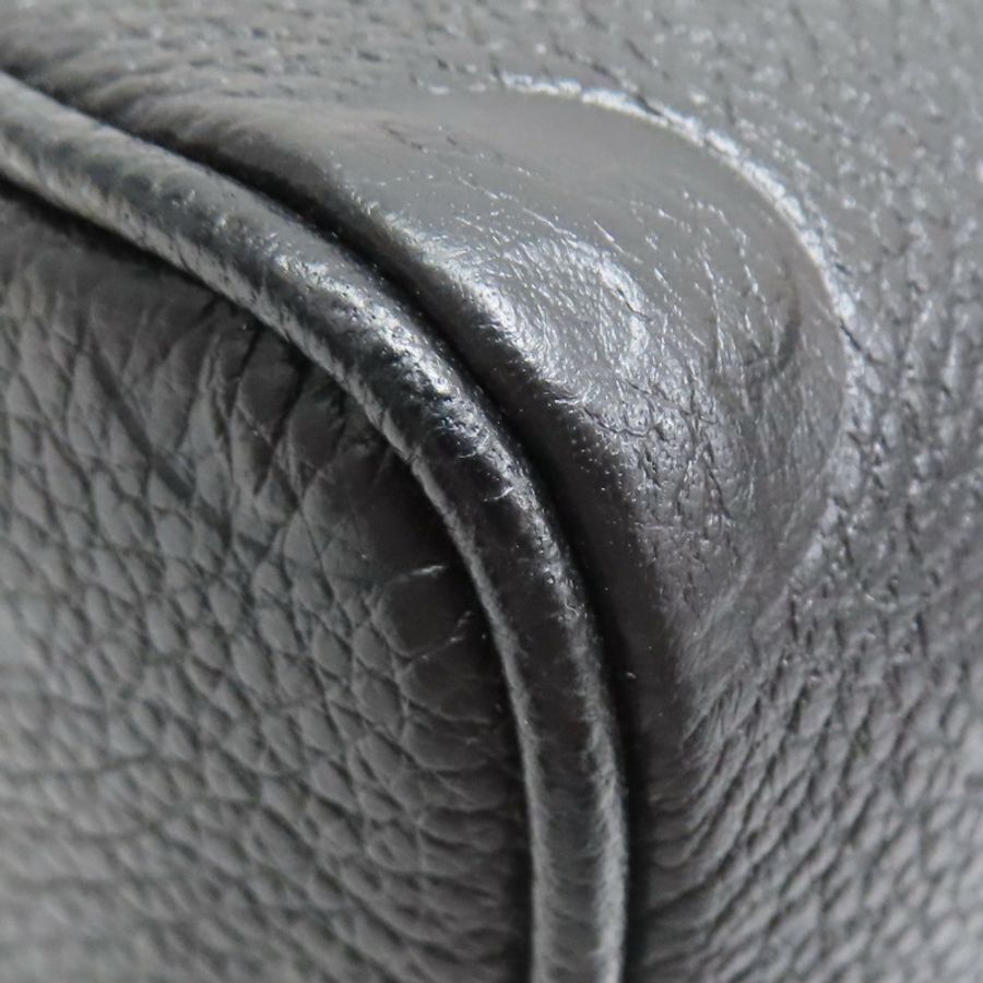 黑色 壓紋牛皮 Nano Speedy 肩背包【LOUIS VUITTON LV 路易威登】 M82450-11