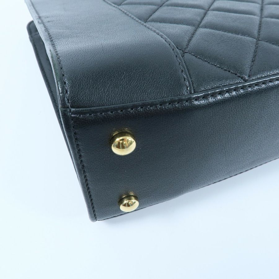 CHANEL 牛皮皮革Mademoiselle Vintage Tote鏈帶肩背袋-10