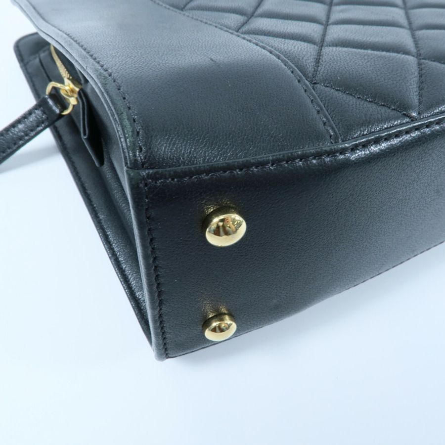 CHANEL 牛皮皮革Mademoiselle Vintage Tote鏈帶肩背袋-12
