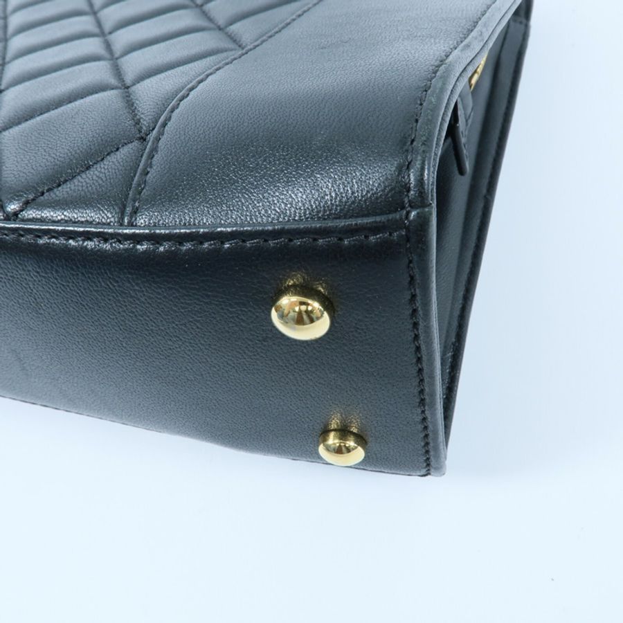 CHANEL 牛皮皮革Mademoiselle Vintage Tote鏈帶肩背袋-13