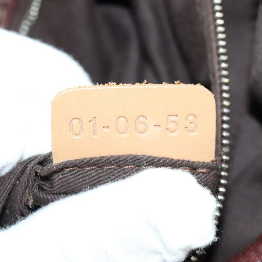 【日本直送】Chloe Paddington 手提包,棕色、銀色、金色皮革,正品 ARZ698SAV-22