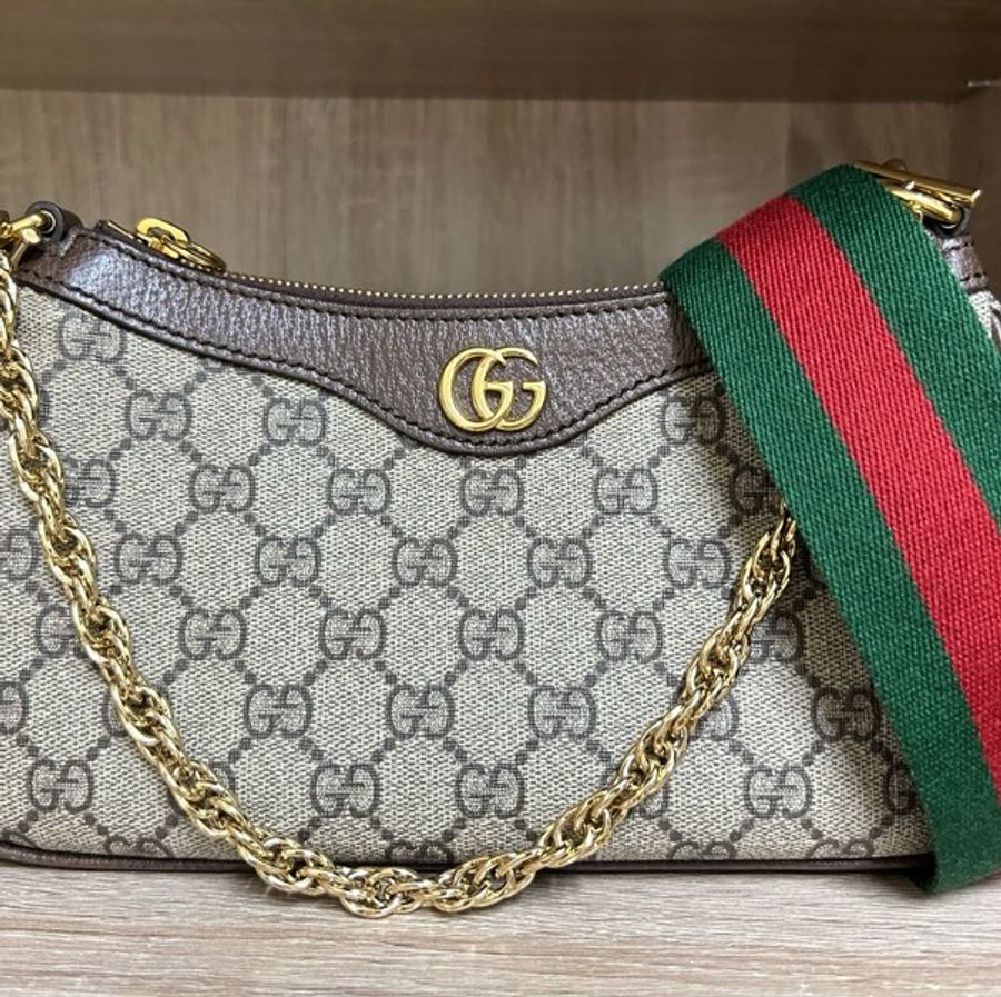 GUCCI經典織布背帶🌸 腋下包斜背包/兩用包-2