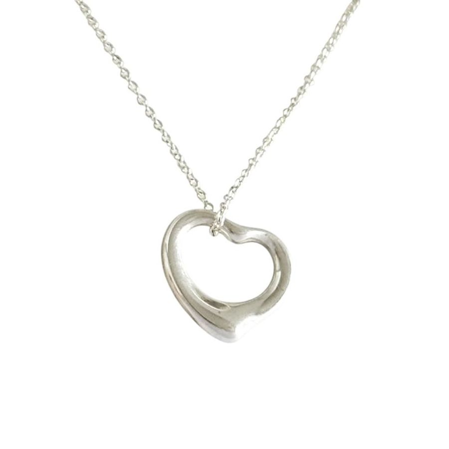 TIFFANY & CO. Open Heart 純銀 愛心💗 頸鏈-2