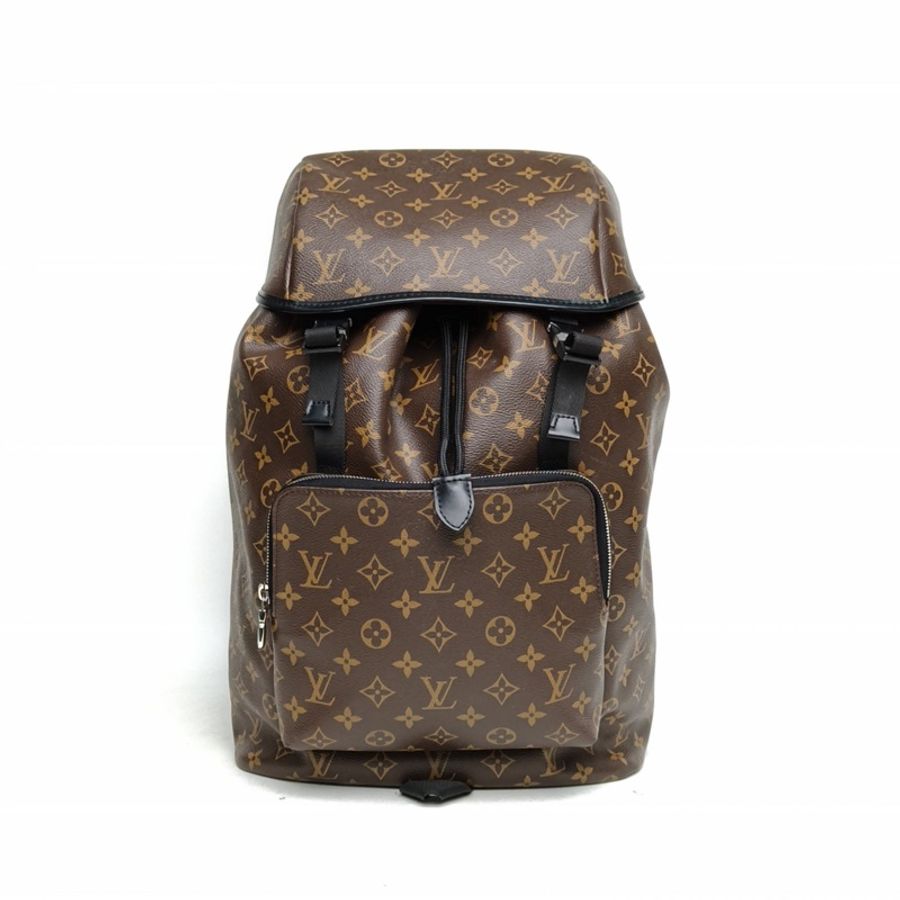 LOUIS VUITTON Zack口蓋雙肩包老花PVC老花2019-0