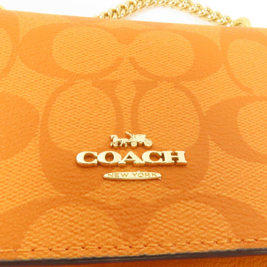 COACH 塗層帆布Mini Klare肩背袋-6