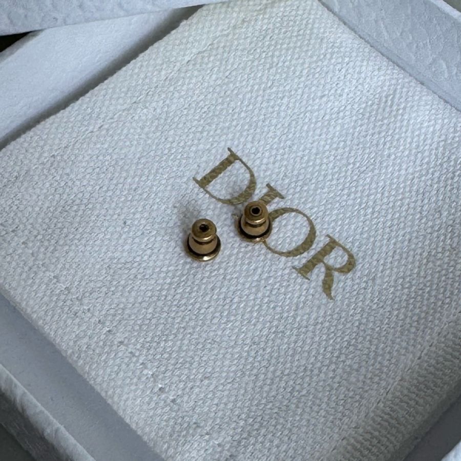 Dior金色半圓字母耳環❤️🔥❤️🔥❤️🔥-11