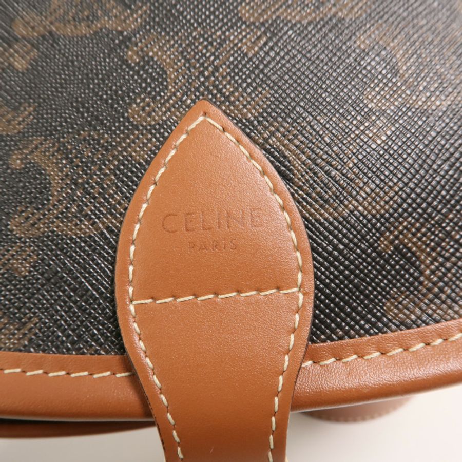 CELINE 塗層帆布Folco肩背袋-5