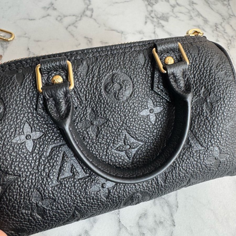 LV M82450黑壓紋nano speedy 必買✨✨-7