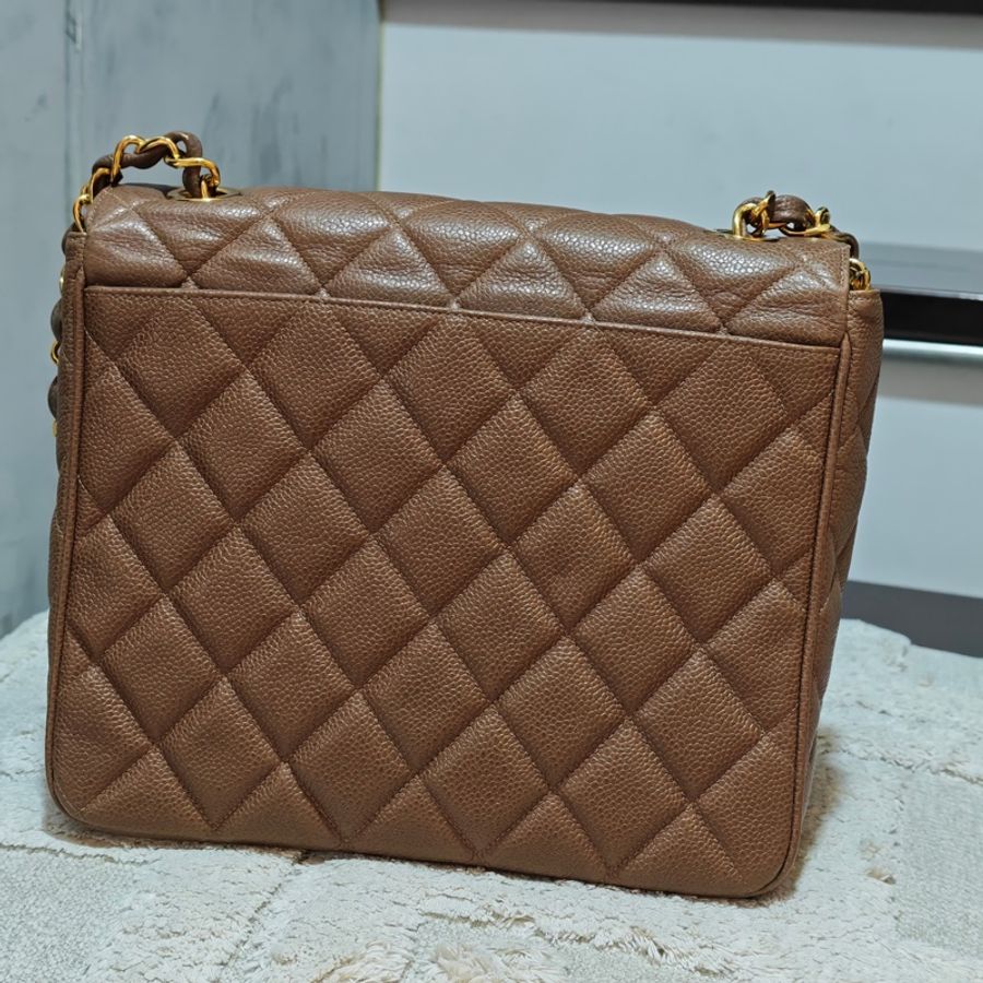 ChanelVintage 荔枝牛皮大方胖-1