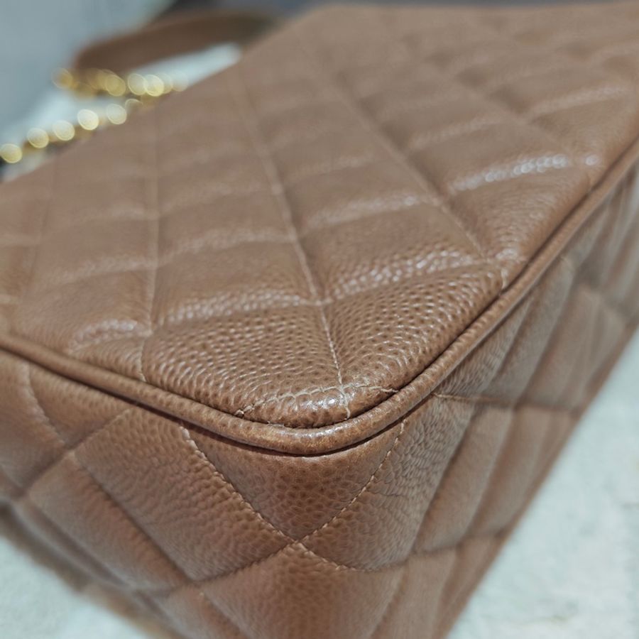 ChanelVintage 荔枝牛皮大方胖-19