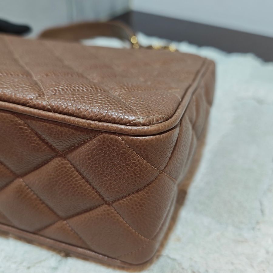 ChanelVintage 荔枝牛皮大方胖-20